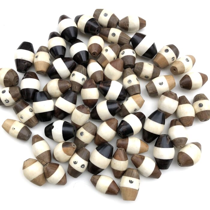 African Wood and Bone Beads