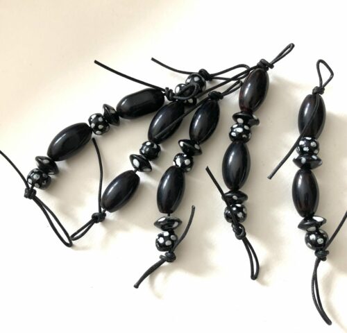 Black and White Beads