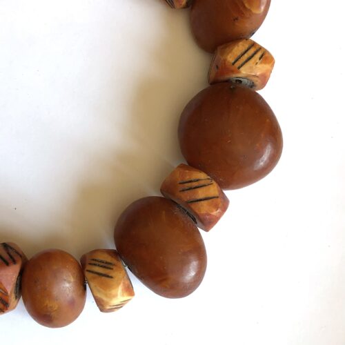 Irregular African Amber Beads Necklace