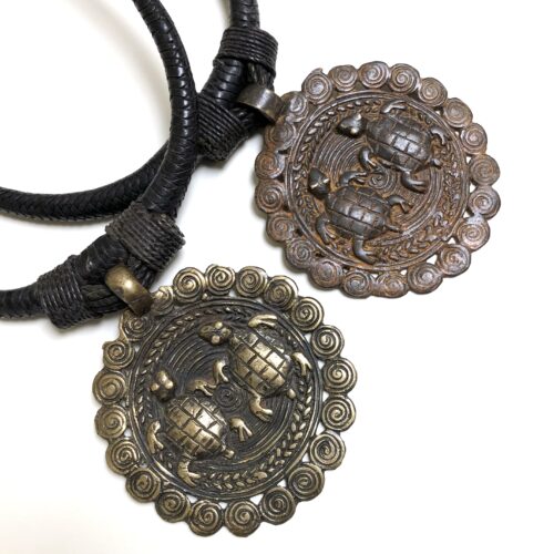 Two turtles Pendant Necklace