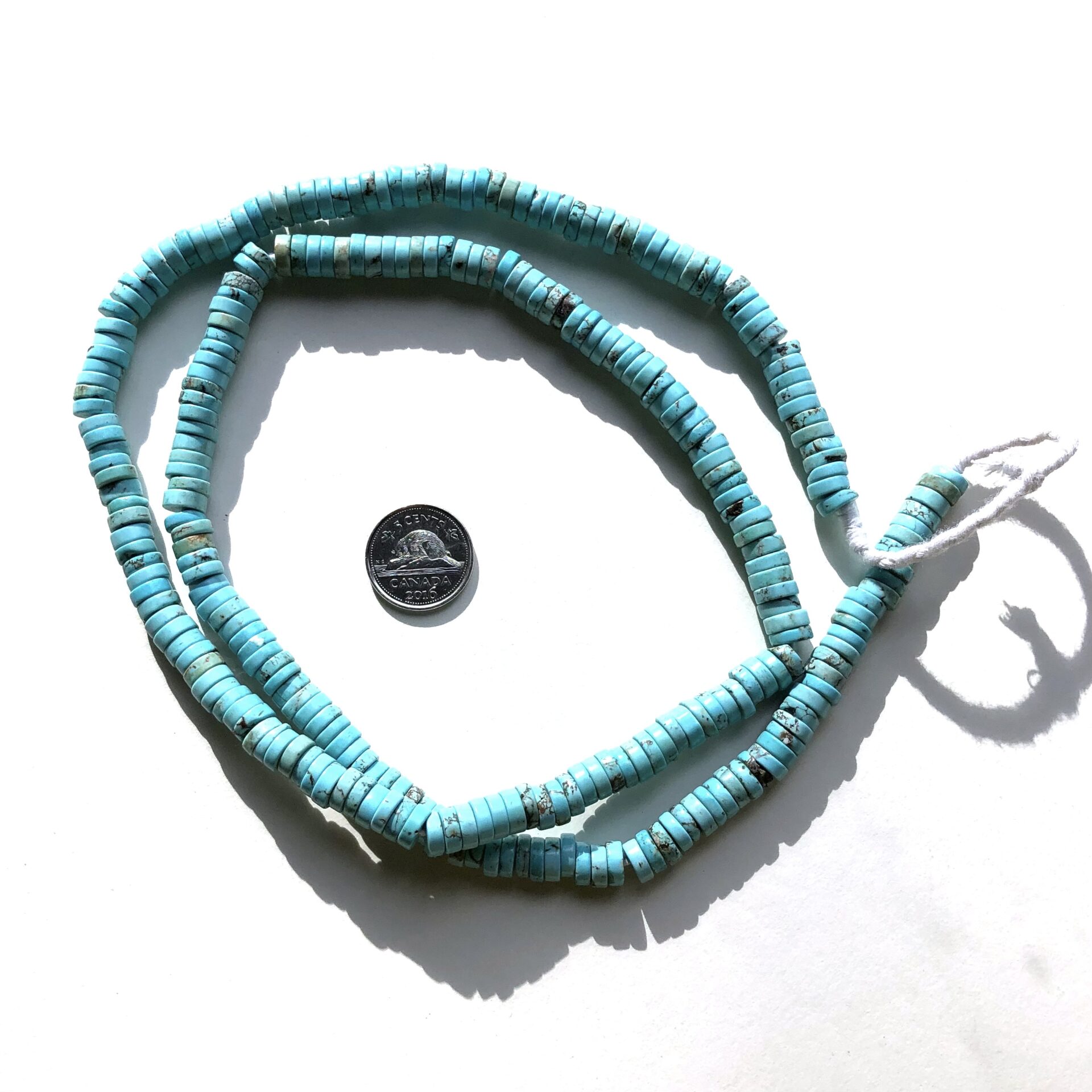 Turquoise Disk Beads